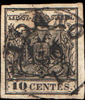 Austria Lombardy Venetia Scott 3 Used. - Lombardo-Vénétie