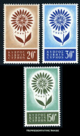 Cyprus Scott 244-246 Mint Never Hinged. - Unused Stamps