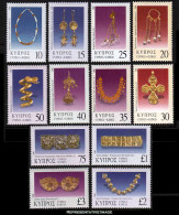 Cyprus Scott 945-956 Mint Never Hinged. - Unused Stamps