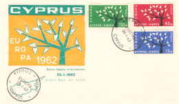 Cyprus Scott 219-221 Unaddressed. - Unused Stamps