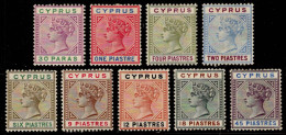 Cyprus Scott 19-25a Unused Hinged. - Aitutaki