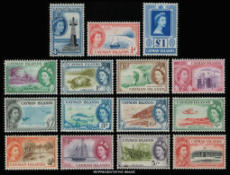 Cayman Islands Scott 135-140. 143-144 Unused Hinged With High Vlaue Never Hinged.. - Kaaiman Eilanden