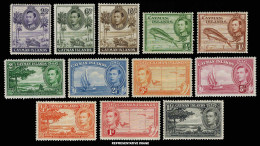 Cayman Islands Scott 100-111 Unused Lightly Hinged. - Kaaiman Eilanden