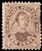 Canada Scott 17 Usedwith Pulled Perforation. - Usati