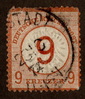 Germany Scott 28 Used With Rounded Corner. - Usati