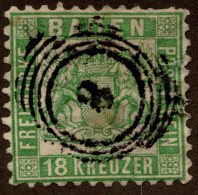 Germany Baden Scott 24 Used With Thin. - Other & Unclassified