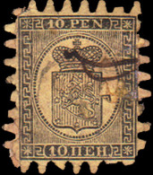 Finland Scott 8 Used With Missing Tooth. - Used Stamps