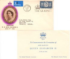 Great Britain Scott 316 Typewritten Address. - 1952-1971 Pre-Decimal Issues