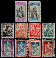 Italy Scott 201-210 Mint Never Hinged. - Nuevos