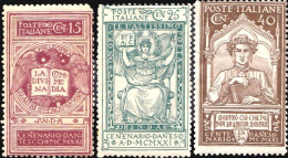 Italy Scott 133-135 Mint Never Hinged. - Nuevos