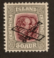 Iceland Scott C2 Unused Hinged. - Airmail