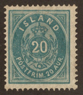 Iceland Scott 17 Unused Hinged. - Used Stamps