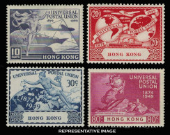 Hong Kong Scott 180-183 Unused Lightly Hinged. - Unused Stamps