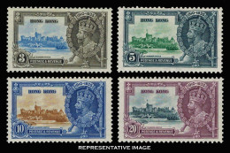 Hong Kong Scott 147-150 Unused With Hinge Remnant. - Unused Stamps