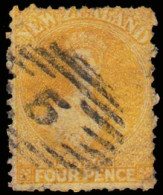 New Zealand Scott 35 Used With Rough Perforations. - Usati