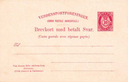 Norway Higgins & Gage 37 Unused. - Interi Postali