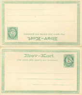 Norway Higgins & Gage 7 Unused. - Interi Postali