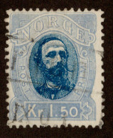 Norway Scott 33 Used. - Used Stamps