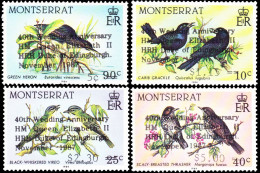 Montserrat Scott 663-666 Mint Never Hinged. - Montserrat