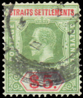 Straits Settlements Scott 167 Used. - Straits Settlements