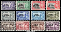 Tristan Da Cunha Scott 1-12 Mint Never Hinged. - Tristan Da Cunha