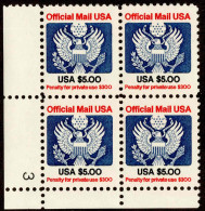 United States Scott O133 Mint Never Hinged. - Servizio