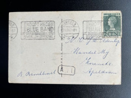 NETHERLANDS 1924 POSTCARD NIJMEGEN TO APELDOORN 03-09-1924 NEDERLAND HEILIGE LANDSTICHTING - Storia Postale