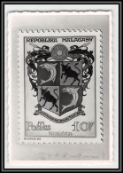 2808 N°389 Armoirie Blason Tulear 1964 Epreuve Photo Noir Et Blanc Proof Madagascar - Madagaskar (1960-...)