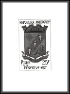 2792 N°497 Armoirie Blason 1972 Fénérive Est Epreuve Photo Noir Et Blanc Proof Madagascar - Madagaskar (1960-...)