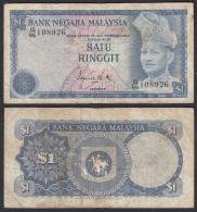 Malaysia 1 Ringgit Banknote ND 1976 Pick 13a F  (4)    (31052 - Autres - Asie