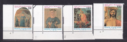 1992 Vaticano Vatican PIERO DELLA FRANCESCA Serie Di 4 Valori MNH** - Neufs