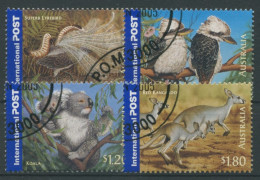 Australien 2005 Wildlebende Tiere Koala Kookaburra Känguruh 2457/60 Gestempelt - Gebruikt