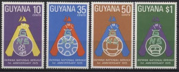 Guyana 1975 1 Jahr National Service (GNS) 489/92 Postfrisch - Guyana (1966-...)