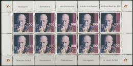 Bund 1995 100. Geburtstag Kurt Schumacher Kleinbogen 1824 K Postfrisch (C15076) - Altri & Non Classificati