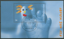 Bund 2002 Für Uns Kinder Zehfigur Block 60 Gestempelt (C98848) - Altri & Non Classificati