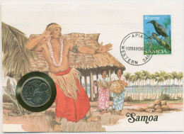 Samoa 1989 Siedlung Tänzer Numisbrief 20 Sene (N394) - Samoa