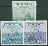 Dominica 1990 STAMP WORLD London Kathedrale 1310/12 Postfrisch - Dominica (1978-...)