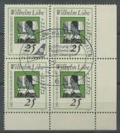 Bund 1972 Diakonie Wilhelm Löhe 710 4er-Block Ecke 4 Gestempelt (R19966) - Used Stamps