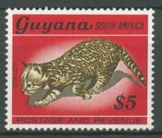 Guyana 1968 Einheimische Tierwelt Katze Ozelot 315 Postfrisch - Guyana (1966-...)