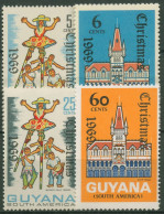Guyana 1969 Weihnachten Tanzgruppe Rathaus Georgetown 364/67 I Postfrisch - Guyana (1966-...)