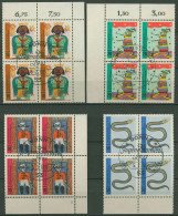 Bund 1971 Jugend: Kinderzeichnungen 660/63 4er-Block Gestempelt (R19948) - Used Stamps