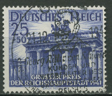 Deutsches Reich 1941 Galopprennen, Brandenburger Tor 803 TOP-Stempel - Usati