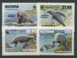 Guyana 1993 WWF Tiere Seekühe 4081/84 Postfrisch - Guyana (1966-...)