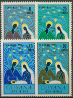 Guyana 1972 Weihnachten Zeichnungen 430/33 Postfrisch - Guyana (1966-...)