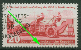 DDR 1958 Landwirtschafts-Ausstellung Mit Plattenfehler 630 F 28 Sonderstempel - Varietà E Curiosità