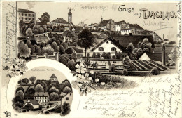 Gruss Aus Dachau - Litho - Dachau