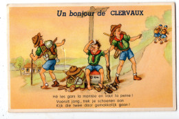 Un Bonjour De CLERVAUX - Scoutisme - 10 Mini-vues - Loporello - Clervaux