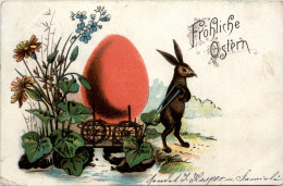 Ostern - Hase Mit Ei - Pâques