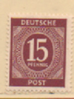 Alliierte Besetzung 1946 MiNr. 921 Postfrisch MNH Scott: 540 YT: TZ11 Sg: 909 - Nuovi