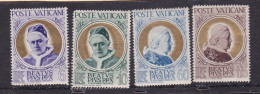 1951 Vatican Vaticano PAPA ORO PIO X Serie Di 4 Valori MH* - Unused Stamps